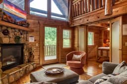 Dreamy Forest Home, 2 Decks, Hot Tub, Outdoor Pool | 10 Mins to Broadway, Perfect for Groups, 24 Hour Hospitality, Sleep 10 w/ Wraparound Deck, Scenic Views & Access to Resort Pool,  Near The Parkway, Tanger Outlets & Dollywood - Image 2