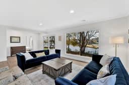 Waterfront Retreat with Private Dock and Fire Pit | Sleeps 8, Outdoor Dining, Spa-Style Primary, Chef’s Kitchen w/ Dual Dishwashers, Gas Fireplace, River Views, Bright Open Layout, Central A/C, Perfect Coastal Escape for Families, 24 Hr Hospitality - Image 3
