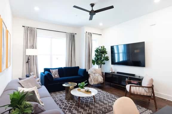 Hillsboro Village Retreat, Garage, Rooftop Deck,  Sleeps 12, Sophisticated Open Living & Gourmet Kitchen, Smart TVs, Pet-Friendly w/ Private Garage, Walk to Vanderbilt, Minutes to 12 South & Broadway, 24/7 Hospitality - Image 1