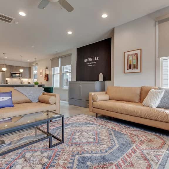 East Nashville | Family Layout + 2-Car Garage      |     Walk to Local Restaurants & Bars | 2 Workspaces, 2-Car Garage, Smart TVs in Every Room | Near Five Points, The Gulch & 10 min to Broadway | 24 Hr Hospitality - Image 1