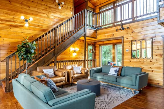 Modern Cabin, 3 King Suites, Hot Tub, Bunk Room  |   Incredible Views, Game Room, Theatre, Great for Families and Friend Groups Alike, Unmatched Location 10 Mins to Pigeon Forge and Gatlinburg, 24 Hr Hospitality, Seasonal Fireplace, Dog Friendly - Image 2