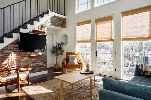 Three Walkable Luxury Lofts in Popular 12 South   | Walk to Ladybird Taco, Frothy Monkey & Boutiques | 4 Beds & 4 Baths w/ Soaring Ceilings, Stylish Design & Shared Courtyard | Sleep 12 Near Belmont, Vanderbilt & Minutes to Broadway | 7 Possible Choices - Image 4