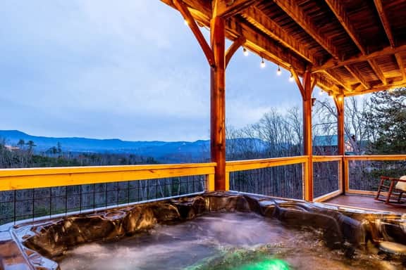 Dog Friendly Cabin, Hot Tub, 10 Mins to Dollywood | 3 Decks with Views, Sleeps 10, Near Pigeon Forge & Smoky Mountains, Cozy Living Space, 24/7 Support - Image 3