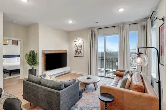 Long Term Condo with Pool, Gym, Balcony, Parking   |   Sleeps 6, King Suite + Sleeper Sofa,  Minutes to Downtown & Five Points, Perfect for Long Stays and Remote Work,  24 Hour Hospitality - Image 2