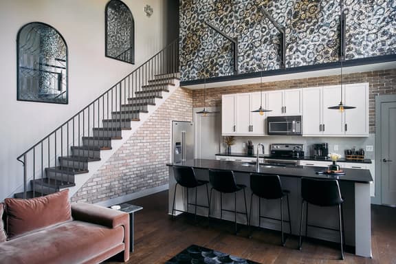 Johnny Cash Inspired 2-Suite Loft In 12 South      |         1 of 7 Themed Lofts at Cowrite, Find Coffee and Tacos Downstairs, Complimentary Spin Class, Walk to Shopping in 12 South, 10 Minutes to Broadway, Parking, 24 Hr Hospitality - Image 1