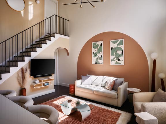 King Penthouse in 12 South, 3 Miles To Broadway   |   Soaring Ceilings, 1 of 7 Themed Lofts at Cowrite, Find Coffee and Tacos Downstairs, Complimentary Spin Class, Walk to Shopping in 12 South, 10 Minutes to Broadway, Parking, 24 Hr Hospitality - Image 1