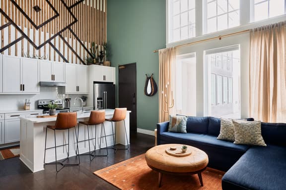 Stay In The Heart Of 12 South, Designer Penthouse  |  1 of 7 Themed Lofts at Cowrite, Find Coffee and Tacos Downstairs, Complimentary Spin Class, Walk to Shopping in 12 South, 10 Minutes to Broadway, Parking, 24 Hr Hospitality - Image 1